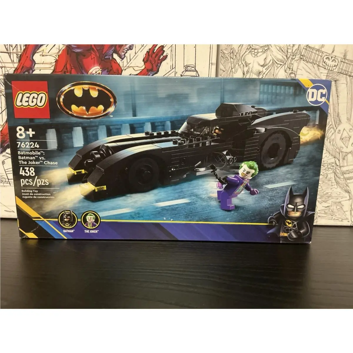 Lego Batman 89` Batmobile Batman Vs The Joker Chase Set 76224