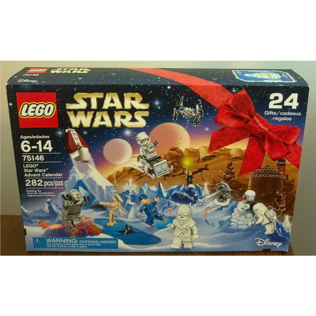 Lego Star Wars Advent Calendar 75146 Set Box Chewbacca Christmas