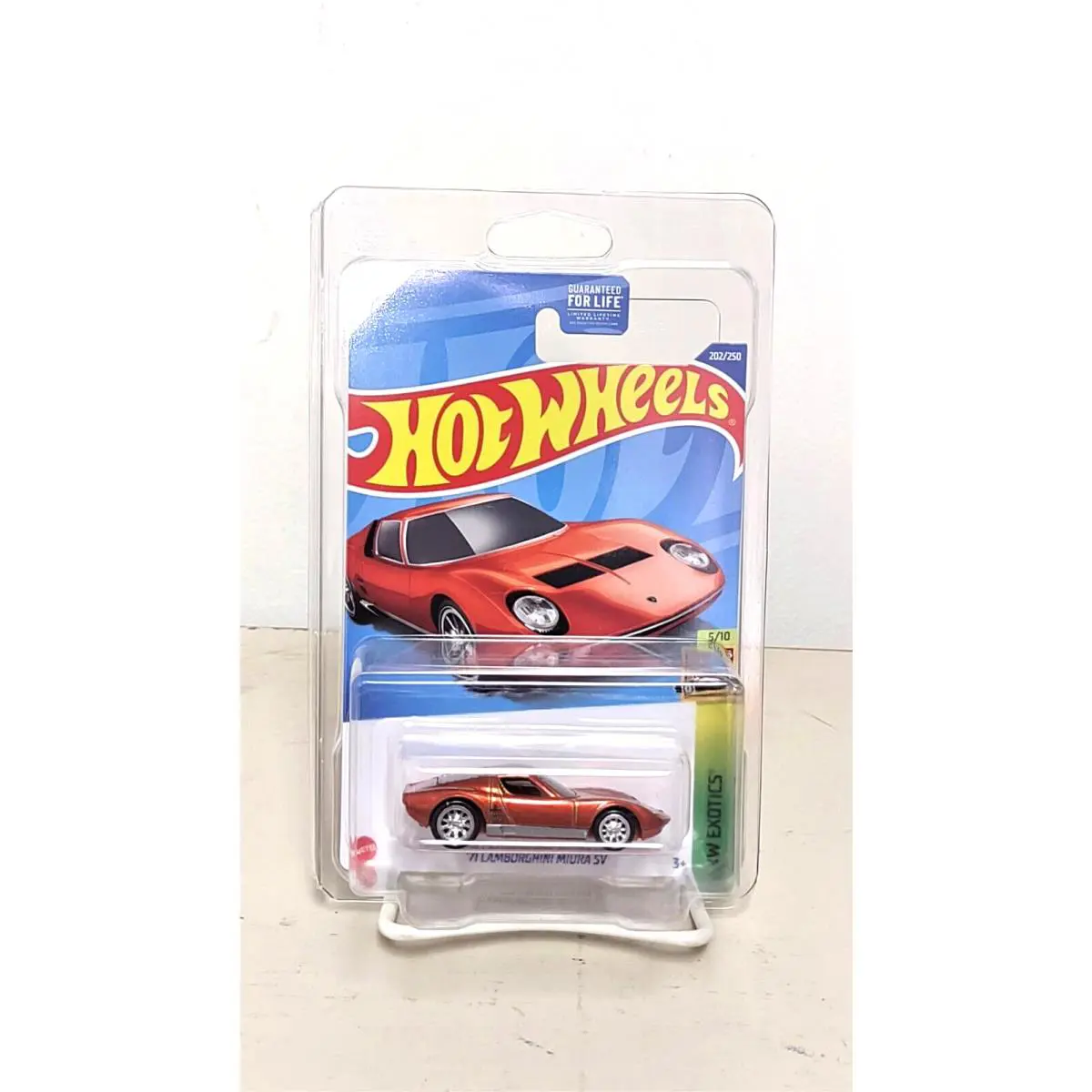 2022 Hot Wheels HW Exotics Super Treasure Hunt `71 Lamborghini Miura SV 5/10 C3