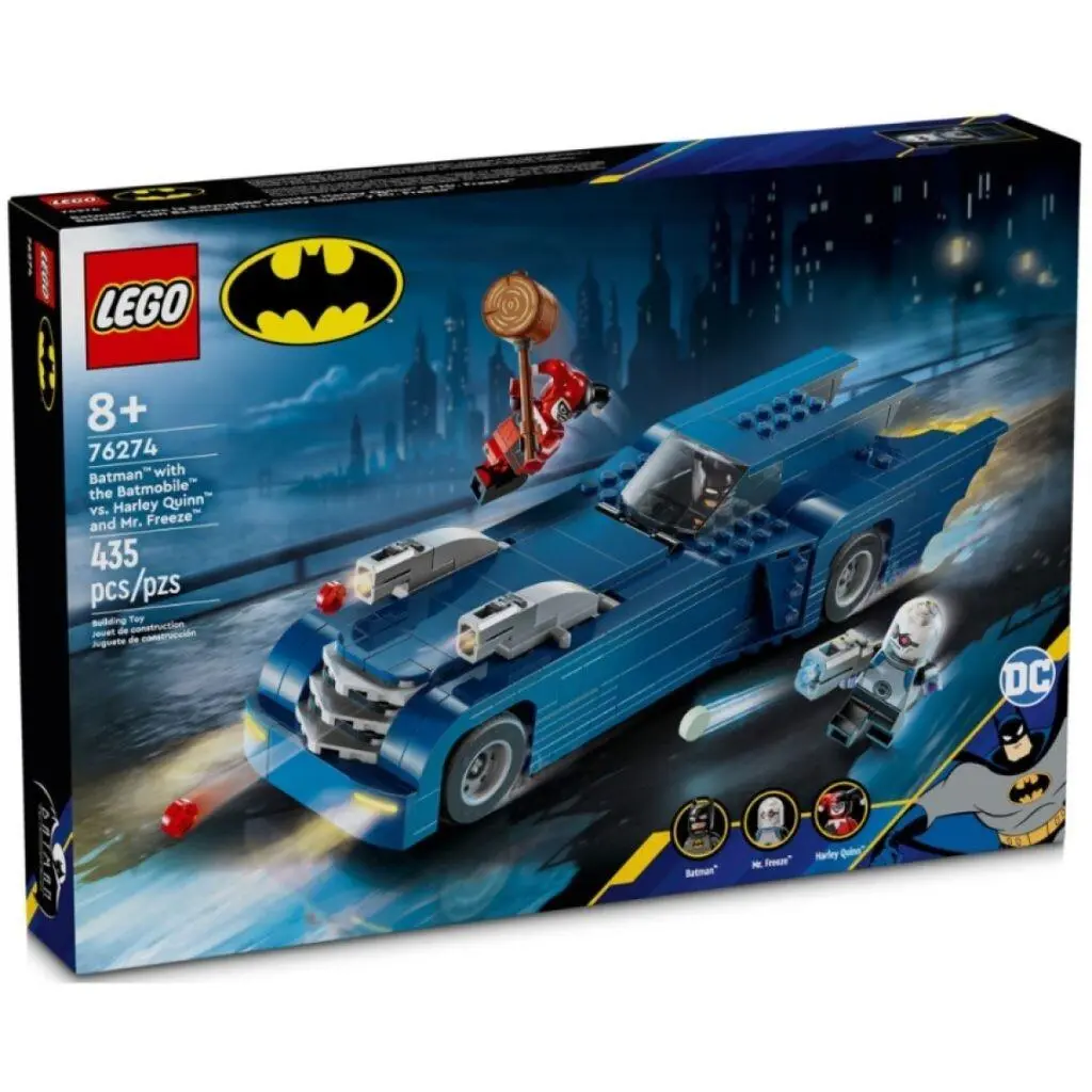 Lego DC Batman with The Batmobile Vs. Harley Quinn Mr. Freeze 76274