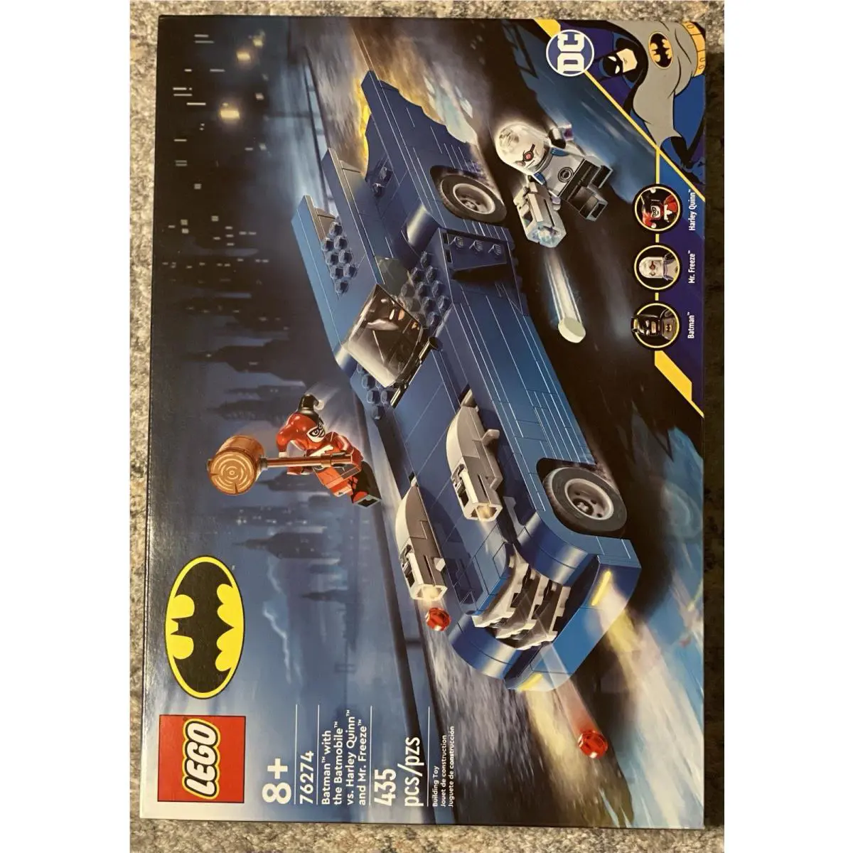 Lego DC Batman: Batman with The Batmobile Vs. Harley Quinn Mr. Freeze 76274