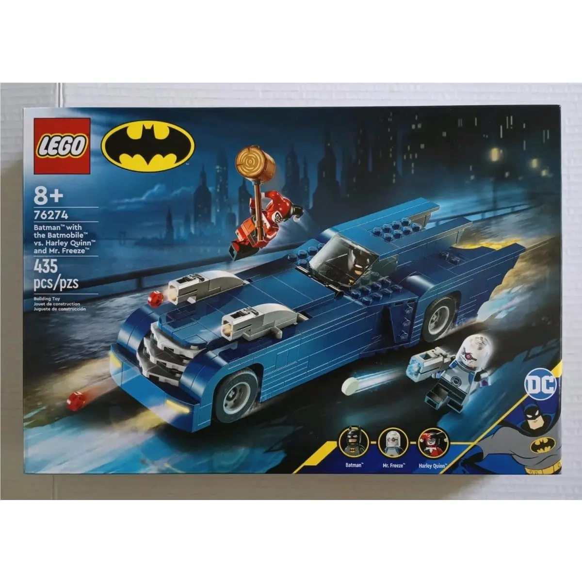 Lego DC 76274 Batman with Batmobile vs Harley Quinn Mr Freeze Retired Set Nisb