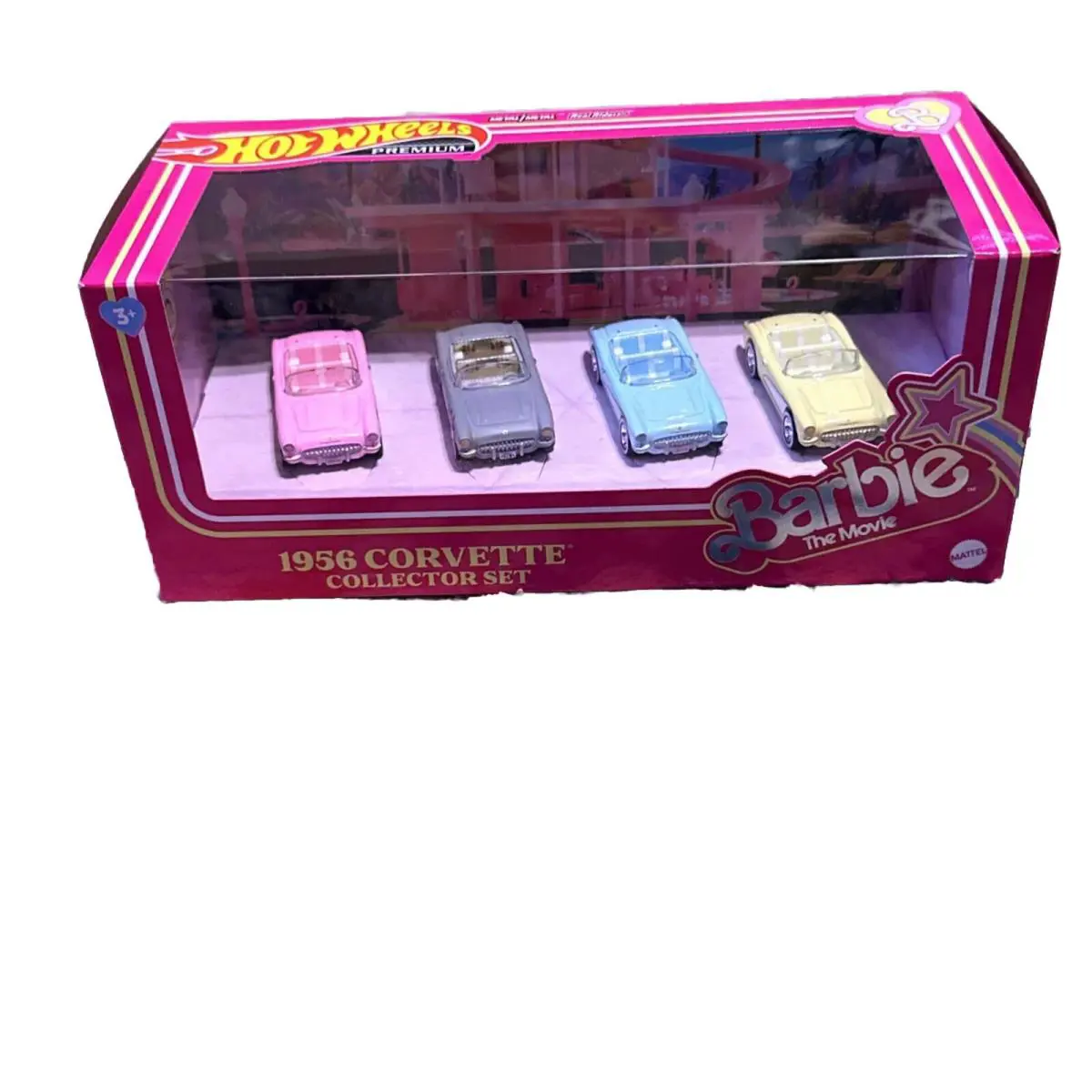 Barbie The Movie Corvette 4-Pack Hot Wheels Collectors