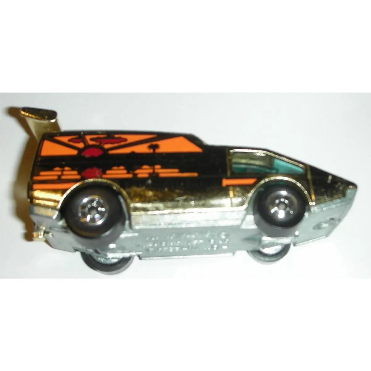 Gold Spoiler Sport 1976 Hot Wheels Die-cast Car Loose Made in Hong Kong 1:64