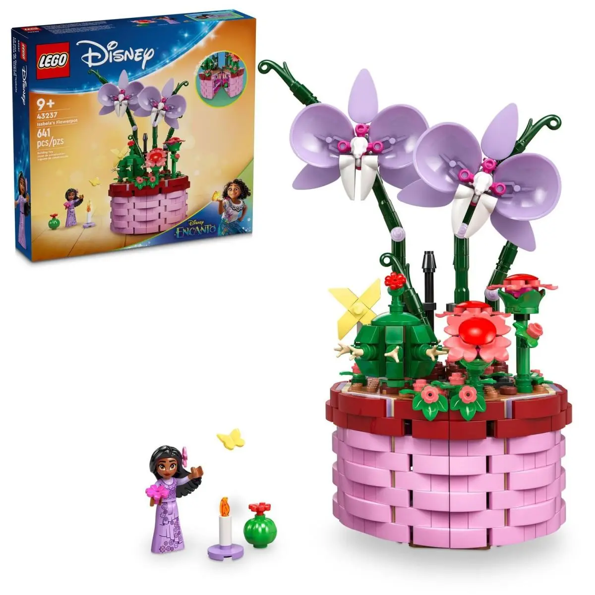 Lego Disney Encanto Isabela`s Flowerpot Building Set 43237
