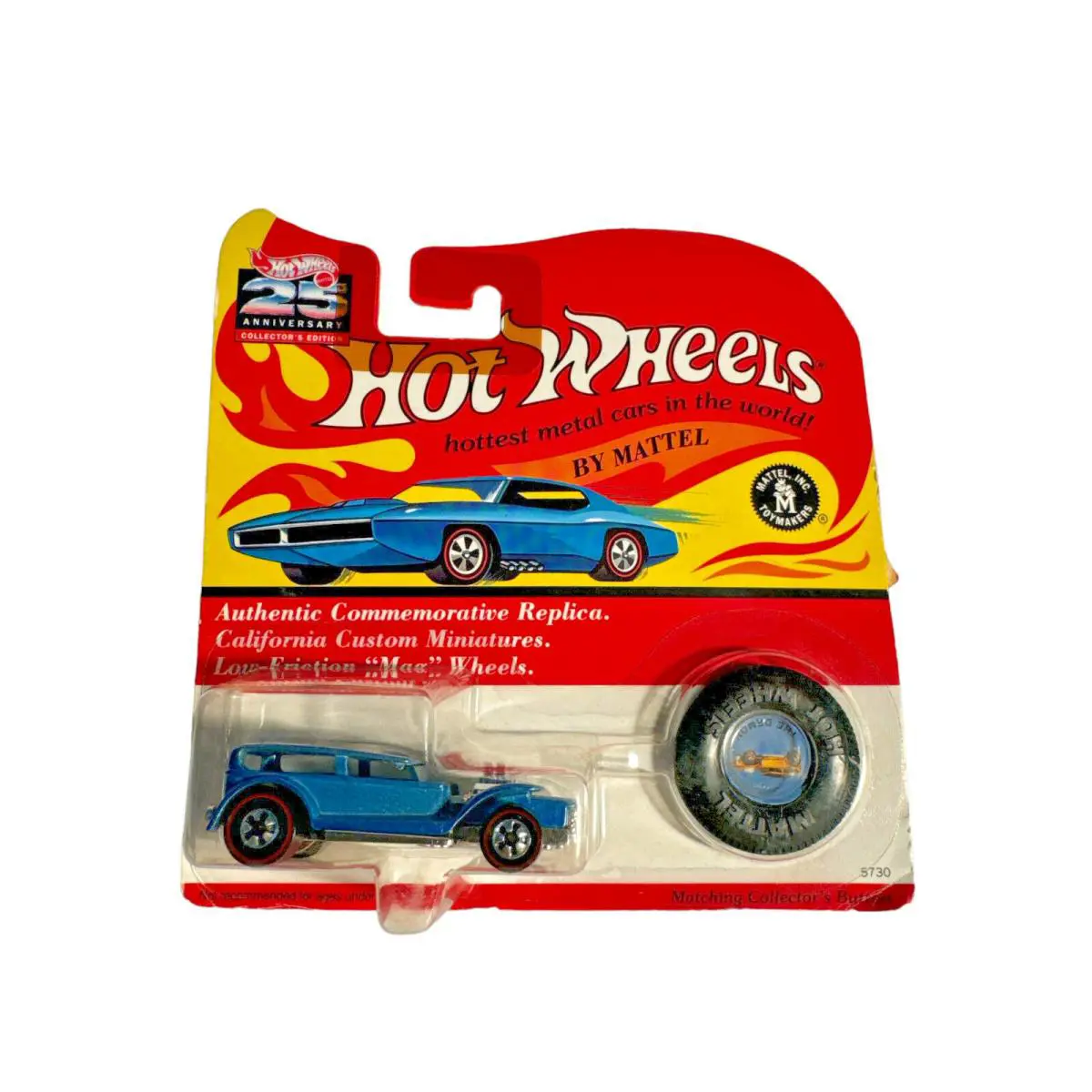 Hot Wheels Redline 1992 Demon Blue/ Black Interior -25th Anniversary