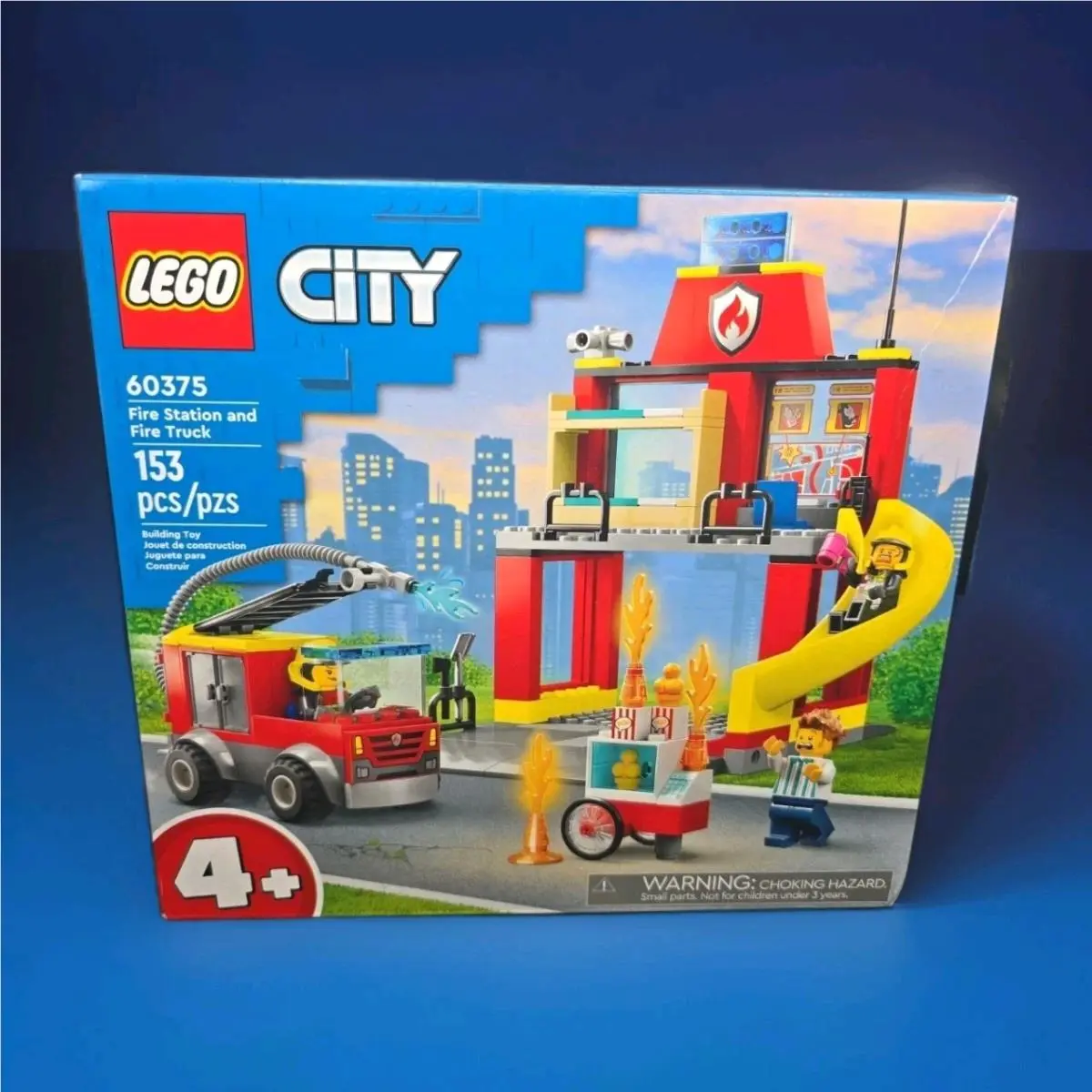 2023 Lego City Fire Station and Fire Truck 153 Pcs Retired 60375