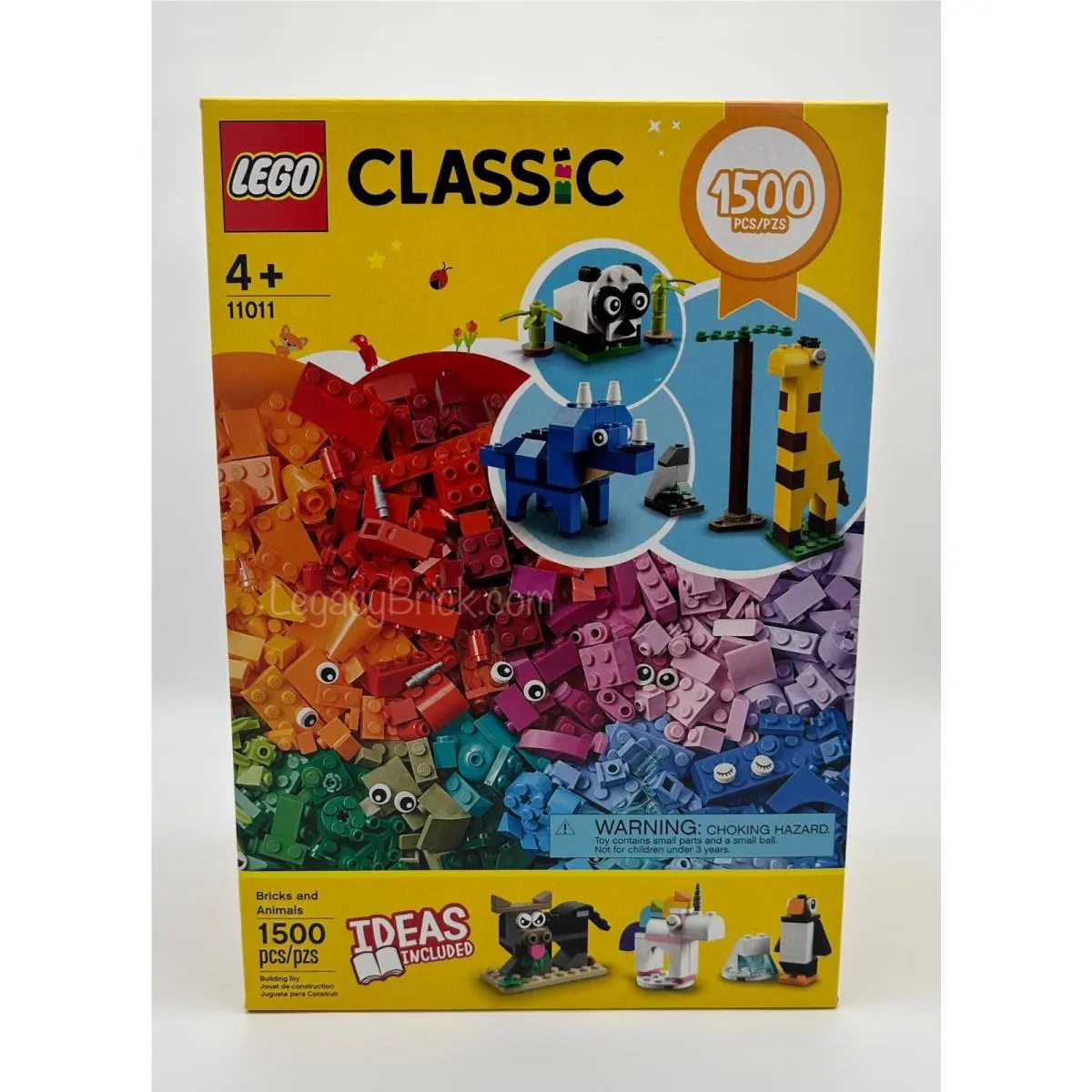 Lego 11011 Classic Bricks and Animals 1500 Pieces