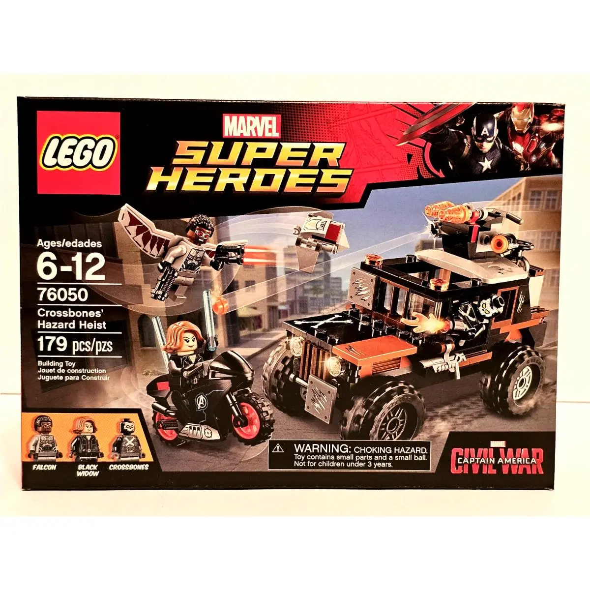 Crossbones` Hazard Heist Marvel Super Heroes Lego Set 76050 Retired