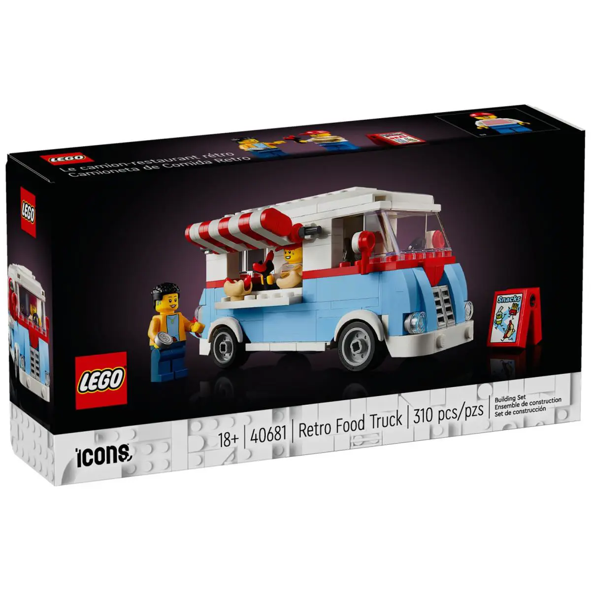 Lego Icons Sets: 40681 Retro Food Truck