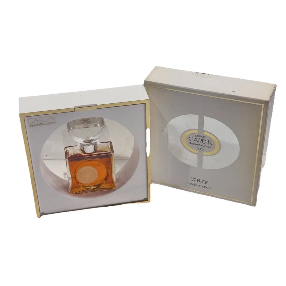 Cardin De Pierre Cardin Perfume 0.5 Fl. Oz. Splash Vintage. In Damage Box