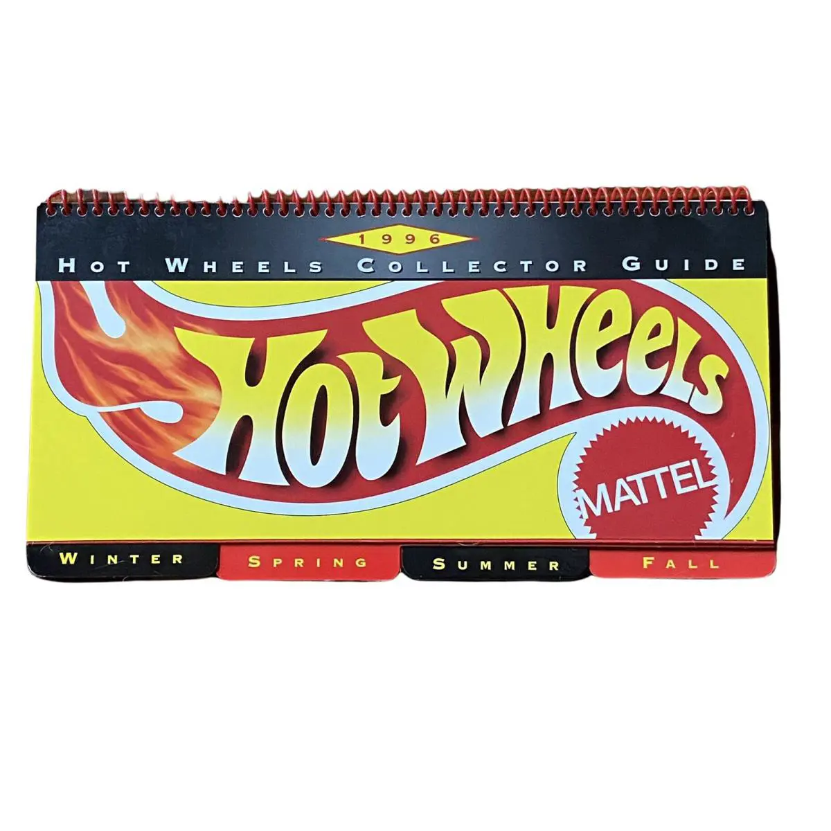 1996 Hot Wheels Collector Guide Spiral Laminated Prototype Store Ad