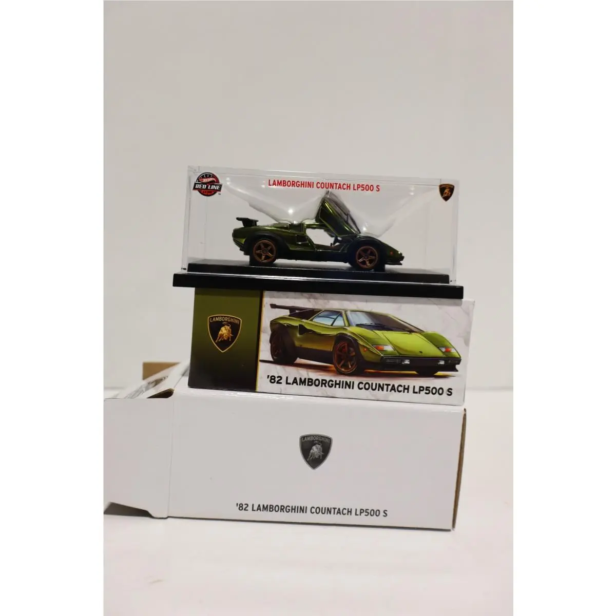 2022 Hot Wheels Rlc Exclusive `82 Lamborghini Countach LP500 S Olive - Olive