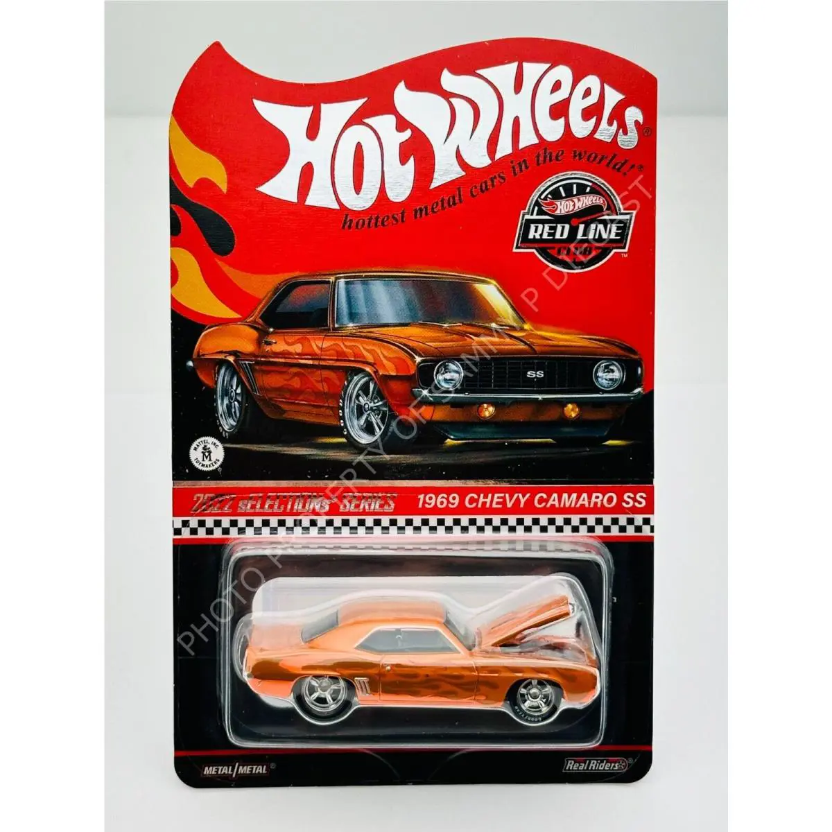 Hot Wheels 2022 Rlc Redline Club 1969 Chevy Camaro SS Orange