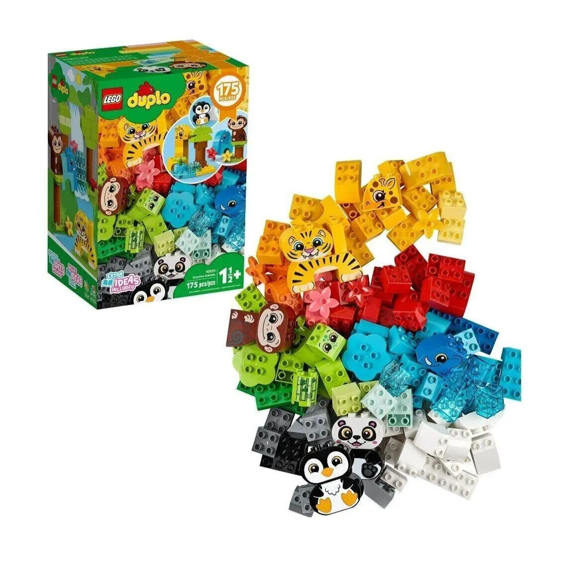 Lego Duplo Creative Animals 10934 Ages 1.5+ 175 Pieces Building Toy