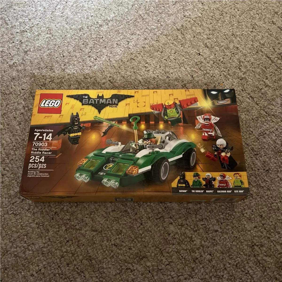 Lego Batman Movie The Riddler Riddle Racer Set 70903 Box