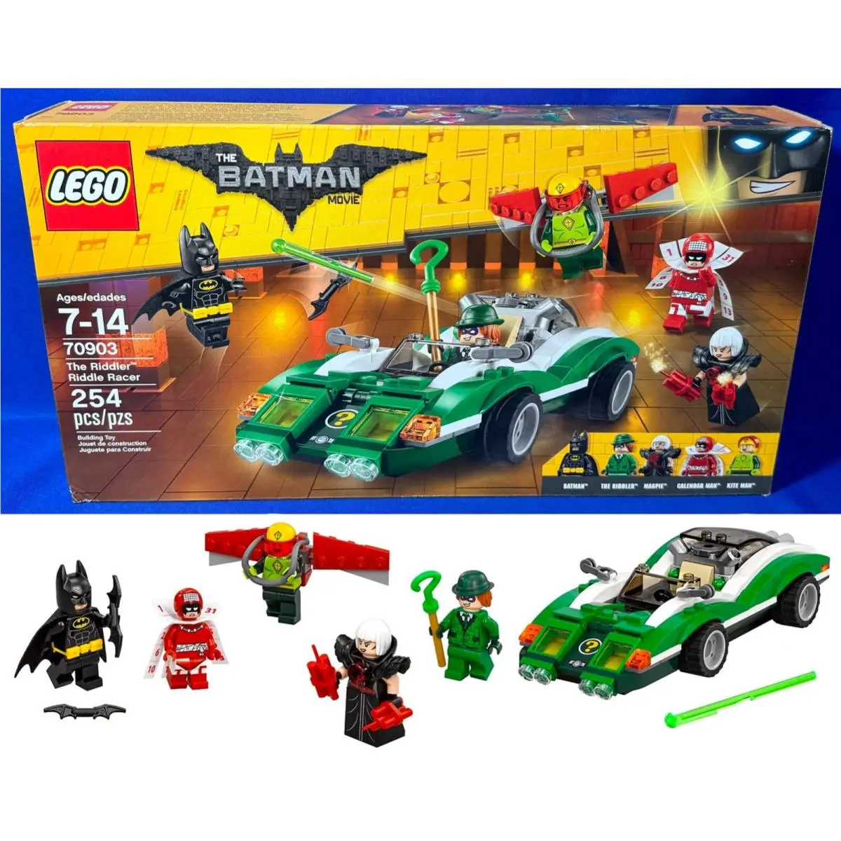 Riddler Riddle Racer - Lego 70903 Batman Movie Building Set Vehicle Car Magpie