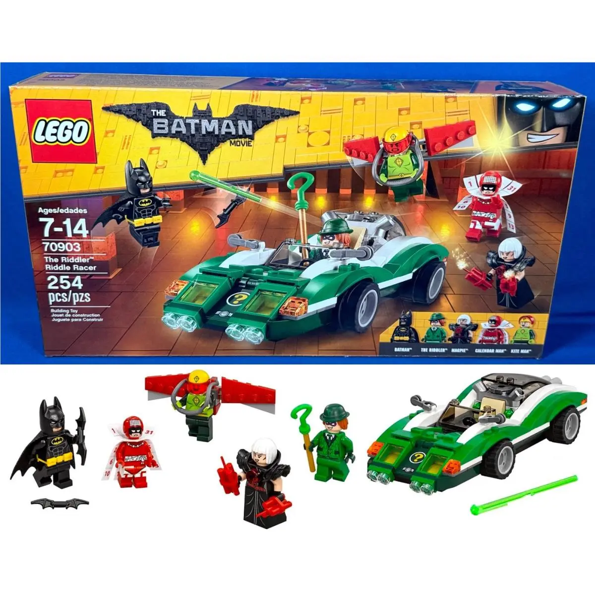 Riddler Riddle Racer - Lego 70903 Batman Movie Building Set Vehicle Car Magpie