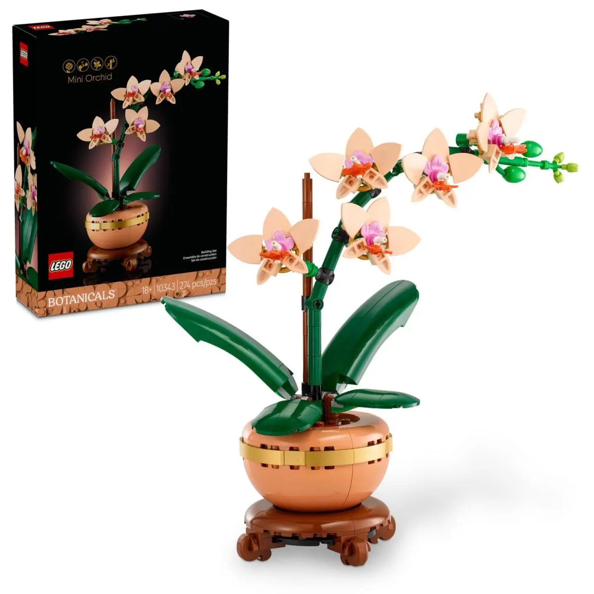 Lego Botanicals Mini Orchid Building Set - Artificial For Home Multicolor