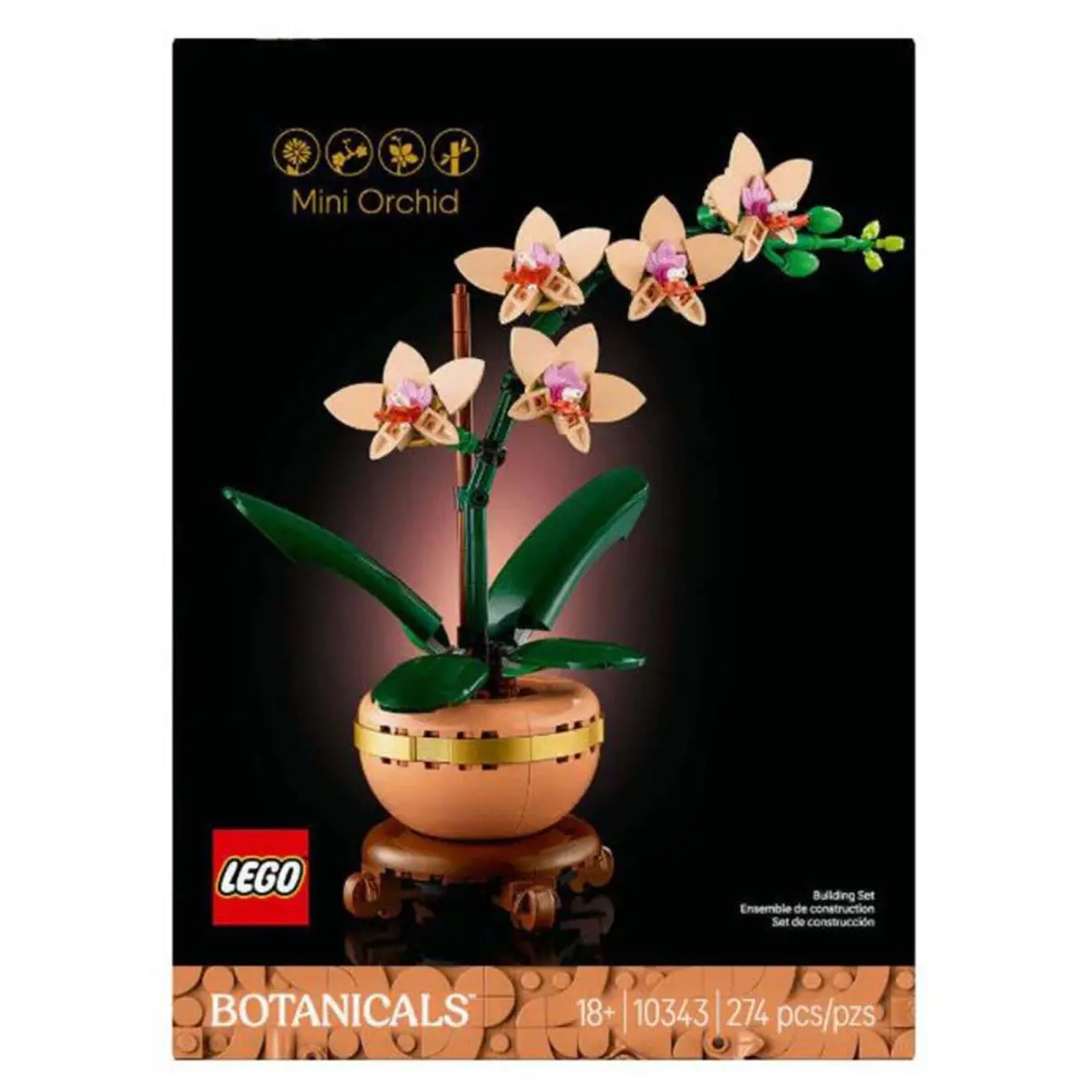 Lego Botanicals Mini Orchid Building Set 10343
