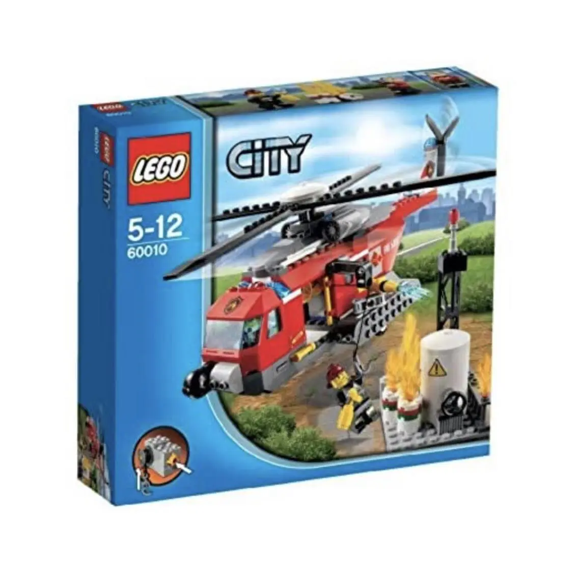 Lego City 60010 Fire Helicopter 225 Pieces