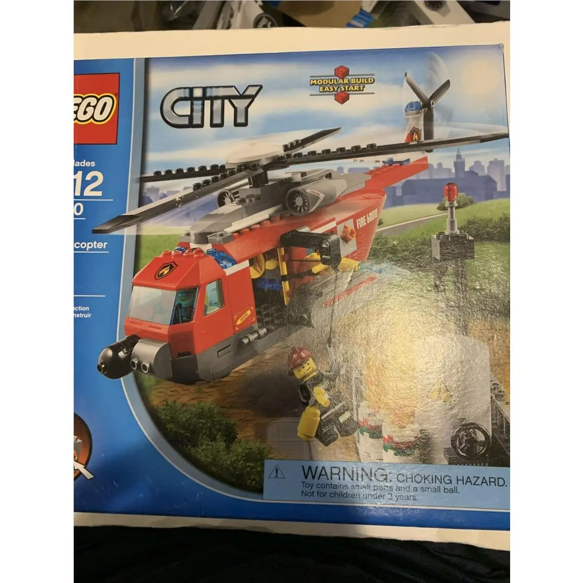 Lego City: Fire Helicopter 60010 Shelf Wear Eh1