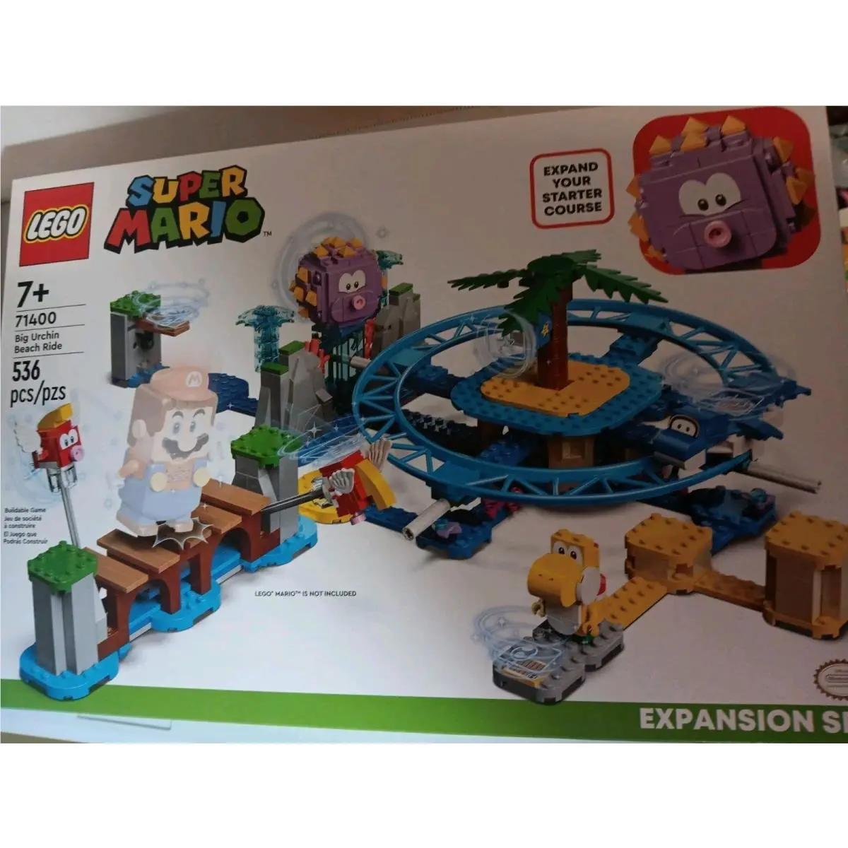 Lego Super Mario: Big Urchin Beach Ride Expansion Set 71400 Retired