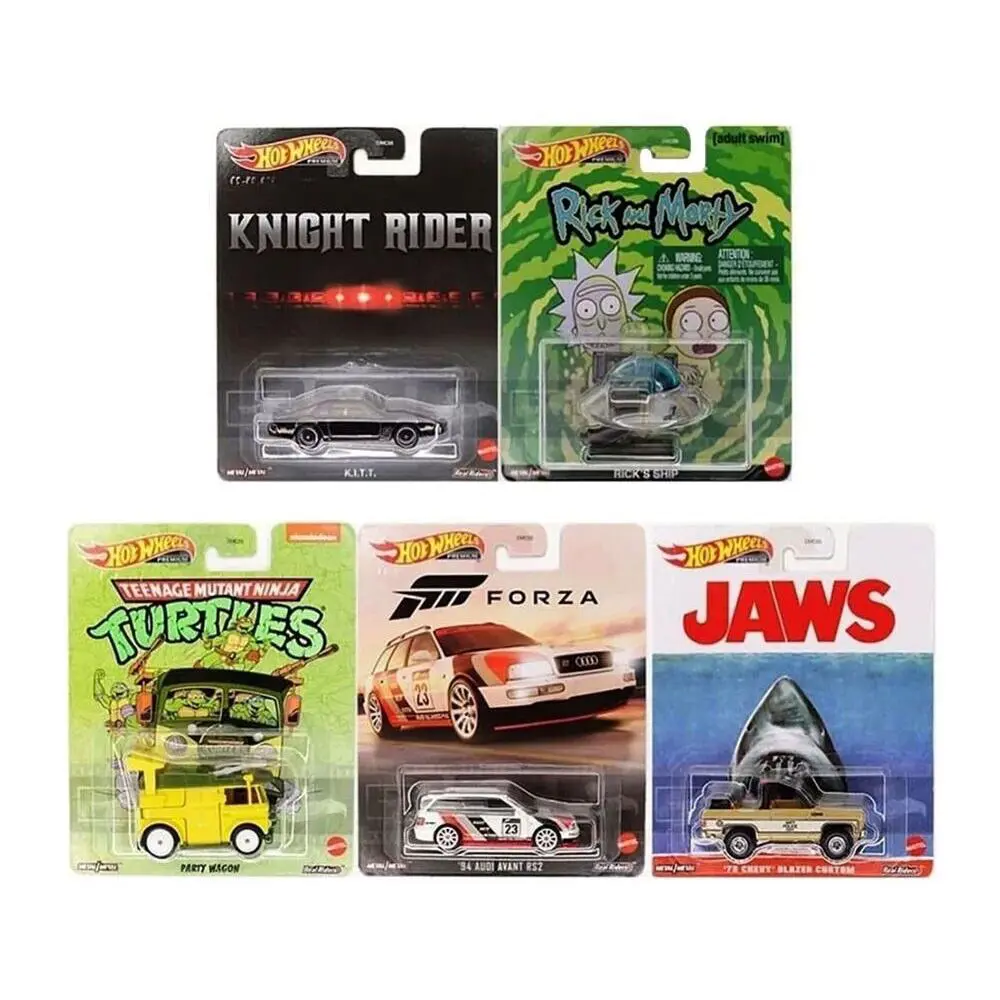 2023 Hot Wheels Retro Entertainment Q 5 Cars Set Forza Die-cast Car Model 1/64