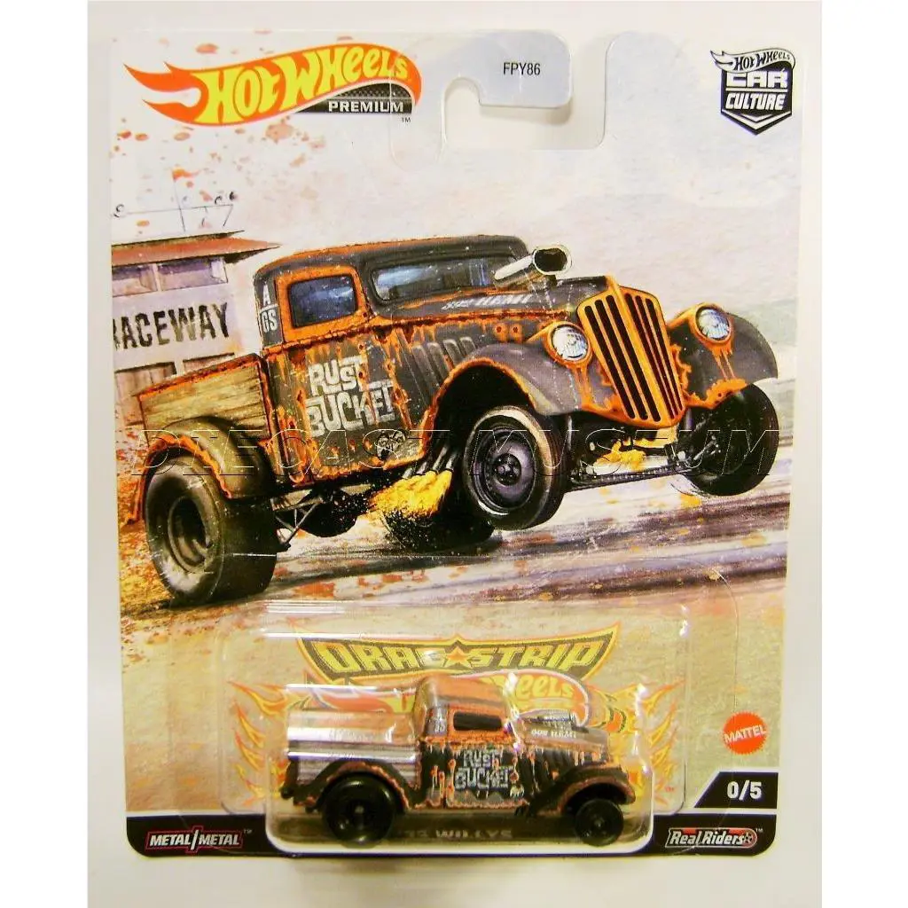 1933 `33 Willys Chase Car Drag Strip Demons Car Culture Premium Hot Wheels 2022