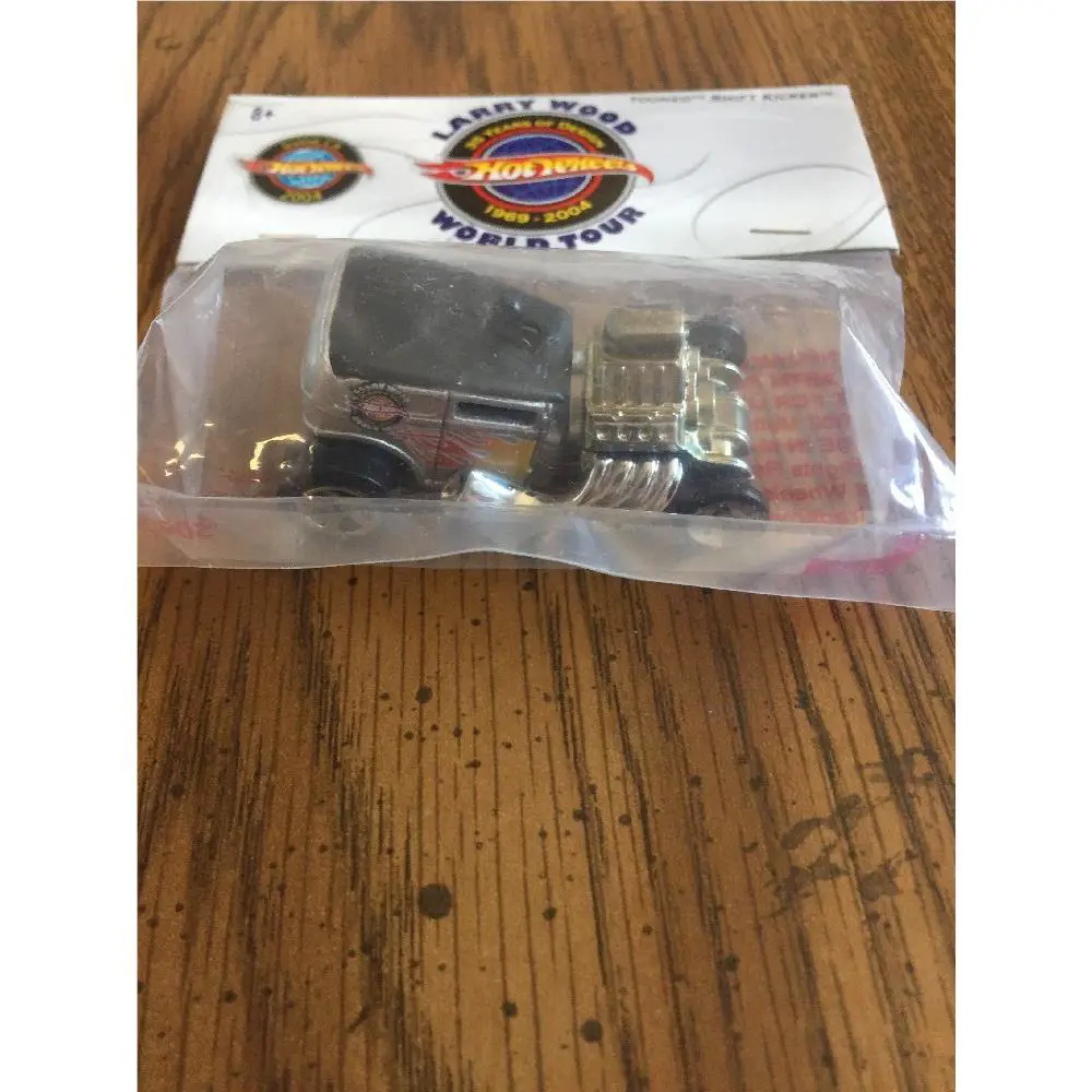 2004 Hot Wheels Larry Wood World Tour Tooned Shift Kicker IN Baggie Silver