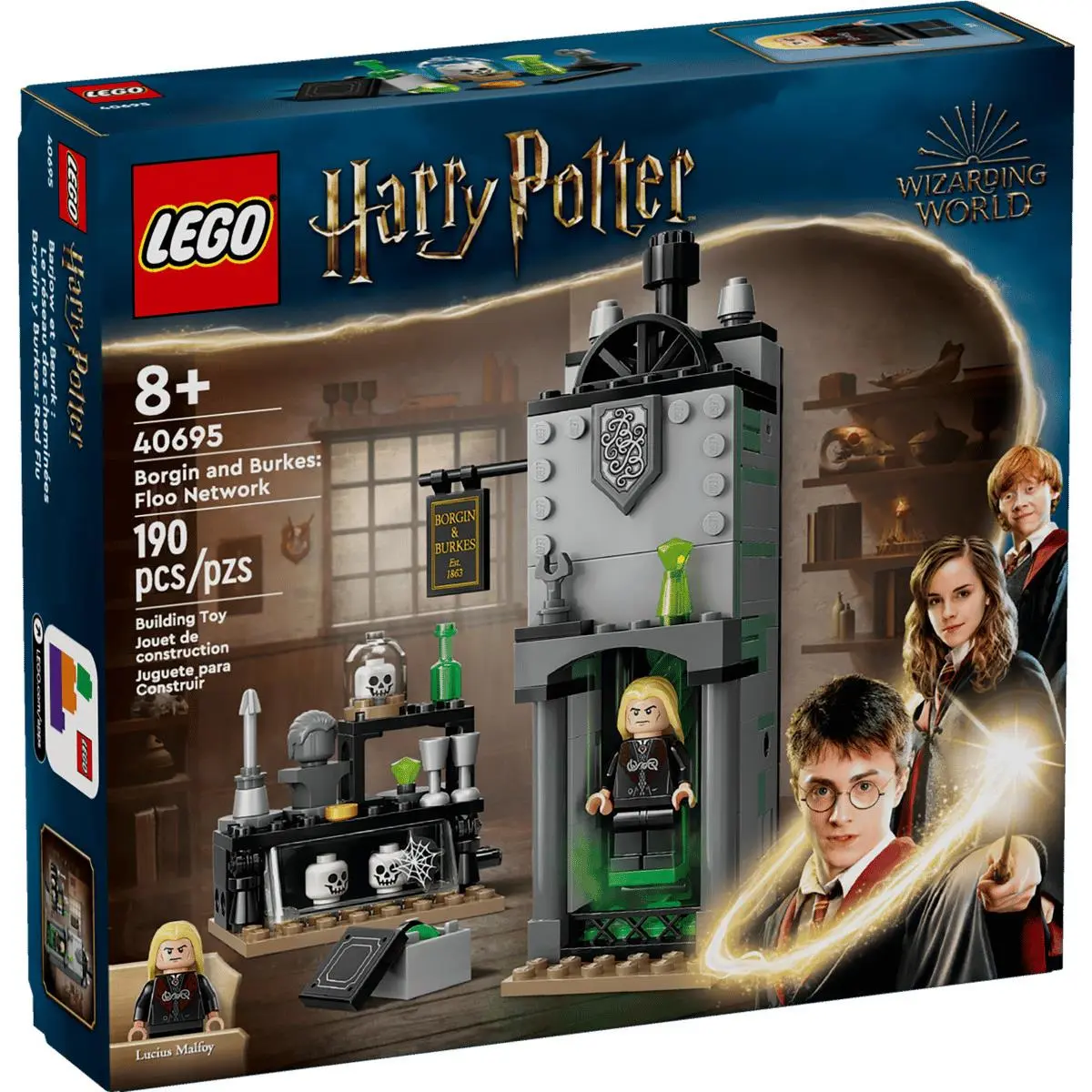 Lego Harry Potter Borgin and Burkes: Floo Network 40695 Retired 2024