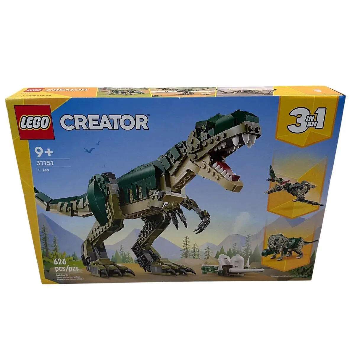 Lego Creator 3 in 1 T Rex Toy - Dinosaur Toy Building Set 31151