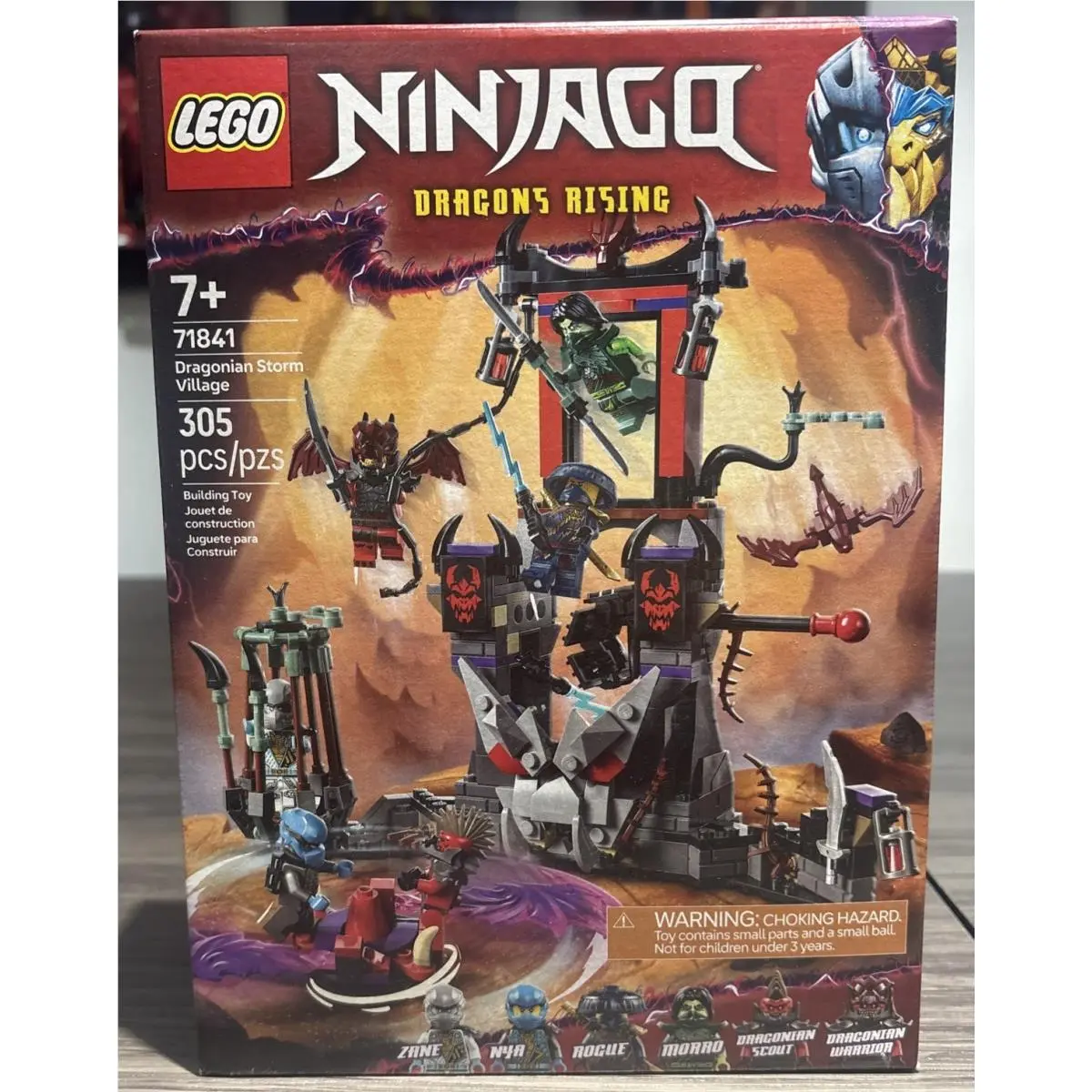 Retired Lego 71841 Ninjago Dragonian Storm Village