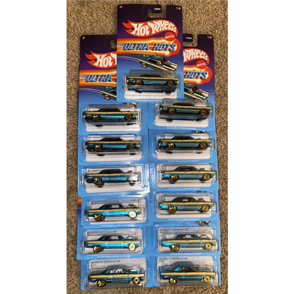 2023 Ultra Hots ‘64 Chevy Chevelle Hot Wheels Target Exclusive Lof of 13
