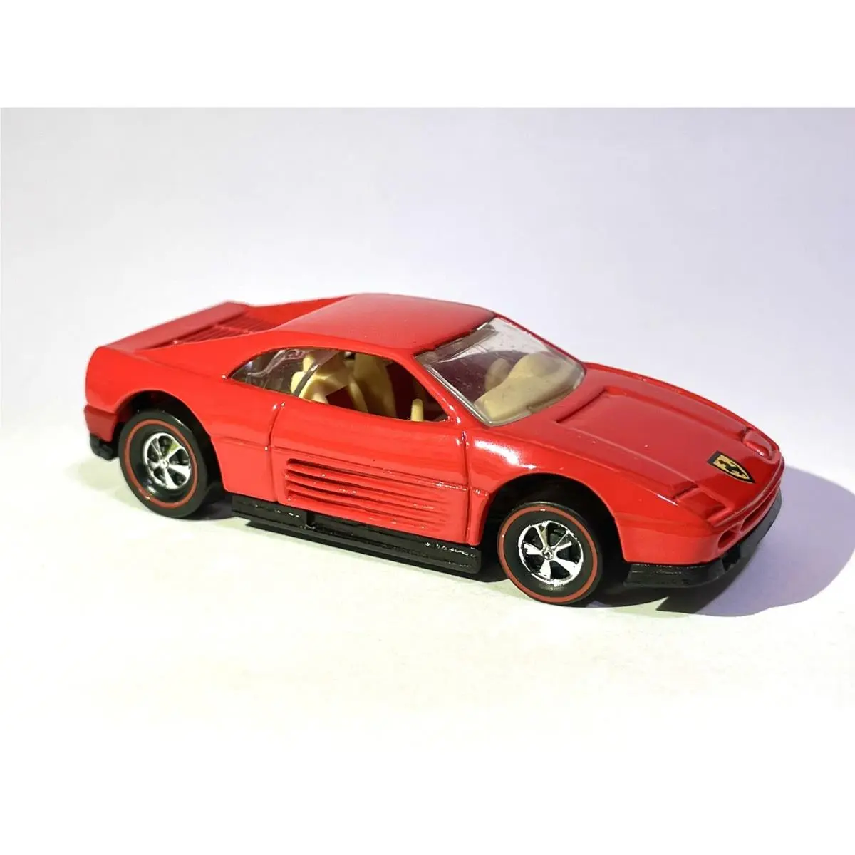 Hot Wheels Custom Made 1990 Red Ferrari 348 Vhtf Redline