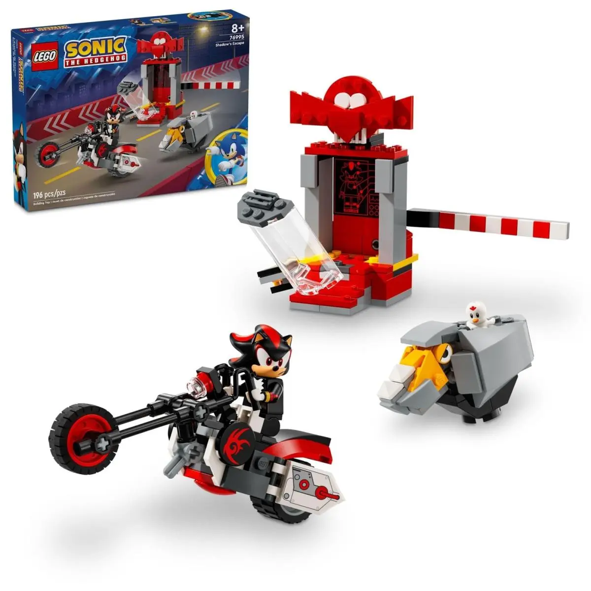 Lego Sonic The Hedgehog Shadow The Hedgehog Escape Building Set Motorcycle