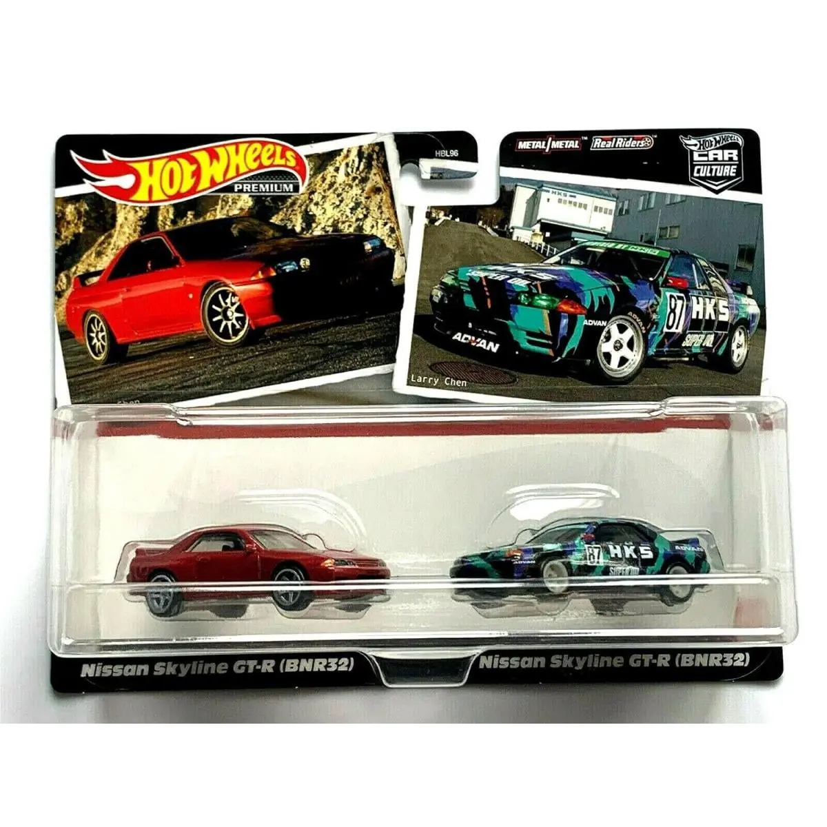 Hot Wheels Skyline GT R BNR32 Car Culture Premium 2 Pack 1:64 Scale
