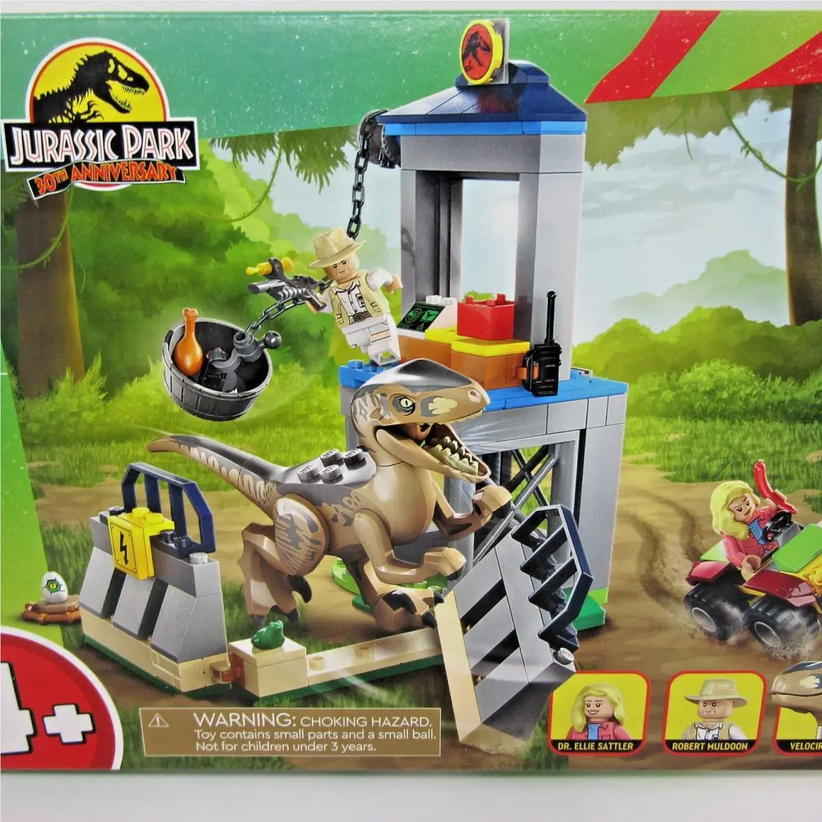 Lego Jurassic Park 30th Anniversary 76957 Velociraptor Escape