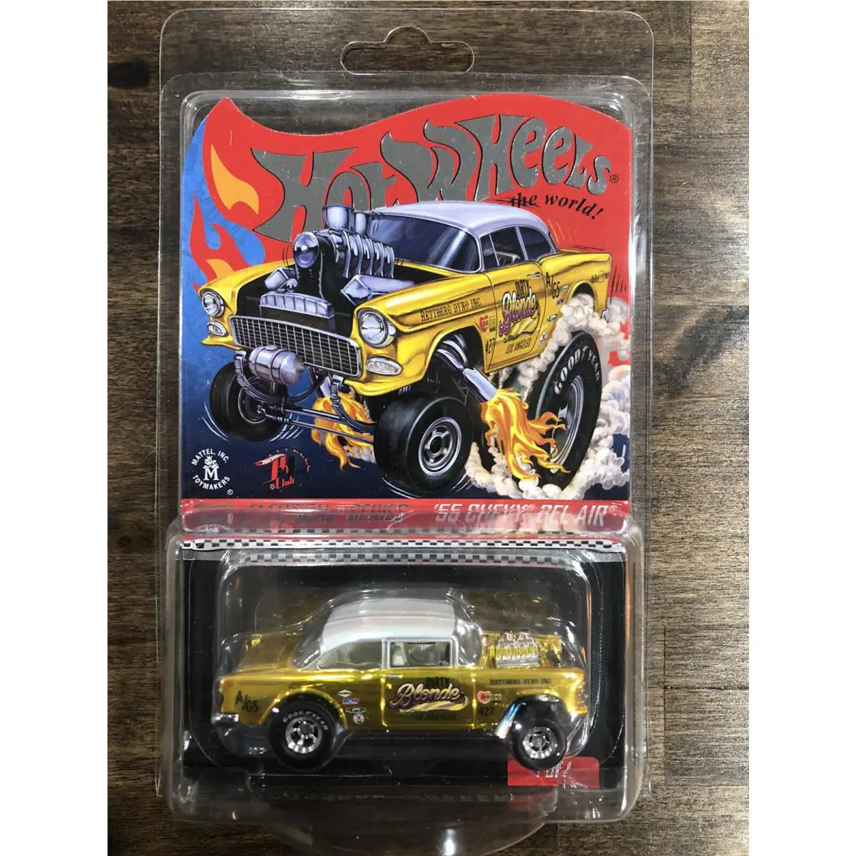 2019 Hot Wheels Rlc Selections Series 55 Chevy Bel Air 1955 Gasser Dirty Blonde