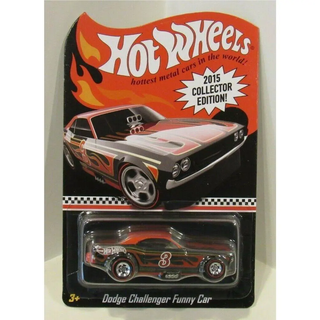 Hot Wheels Dodge Challenger Funny Car Kmart 2015 Mail In Real Riders Redline