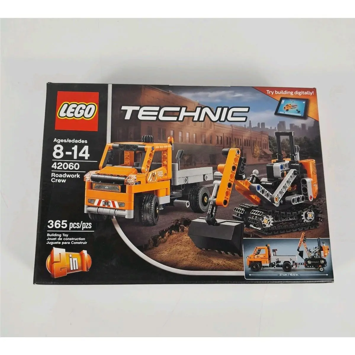 Lego Technic: Roadwork Crew 42060 365 Pieces Building Toy Construction