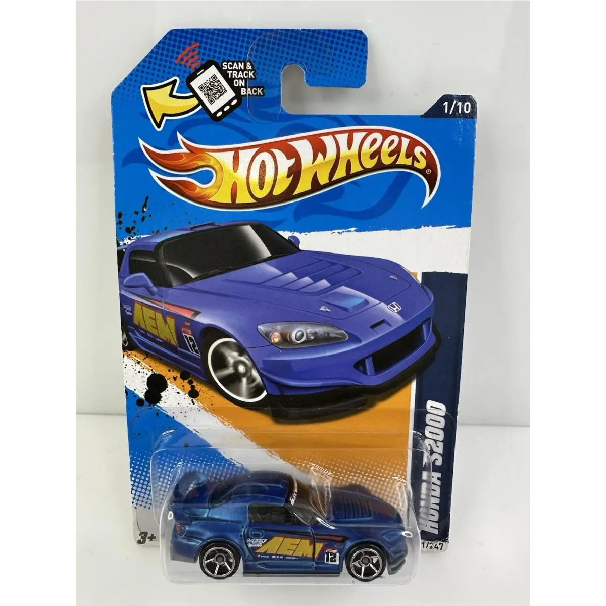 Hot Wheels HW Performance ‘12 Honda S2000 Aem Walmart Exclusive Banner Blue - Blue