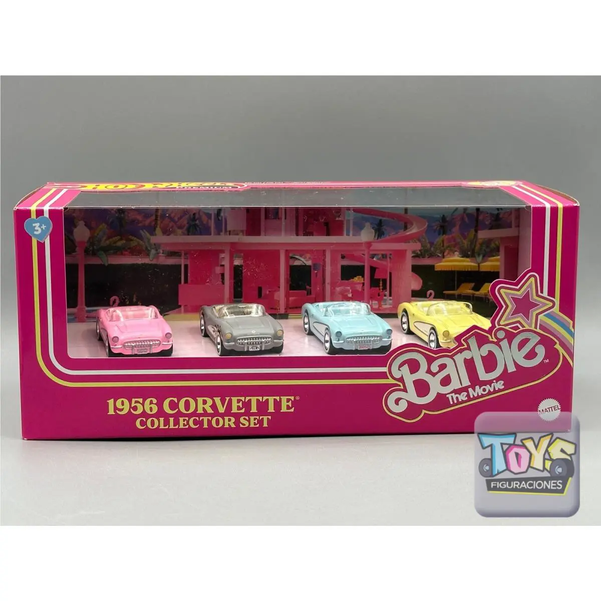 Hot Wheels Premium Barbie The Movie 1956 Corvette Collector Set HRL24-0910