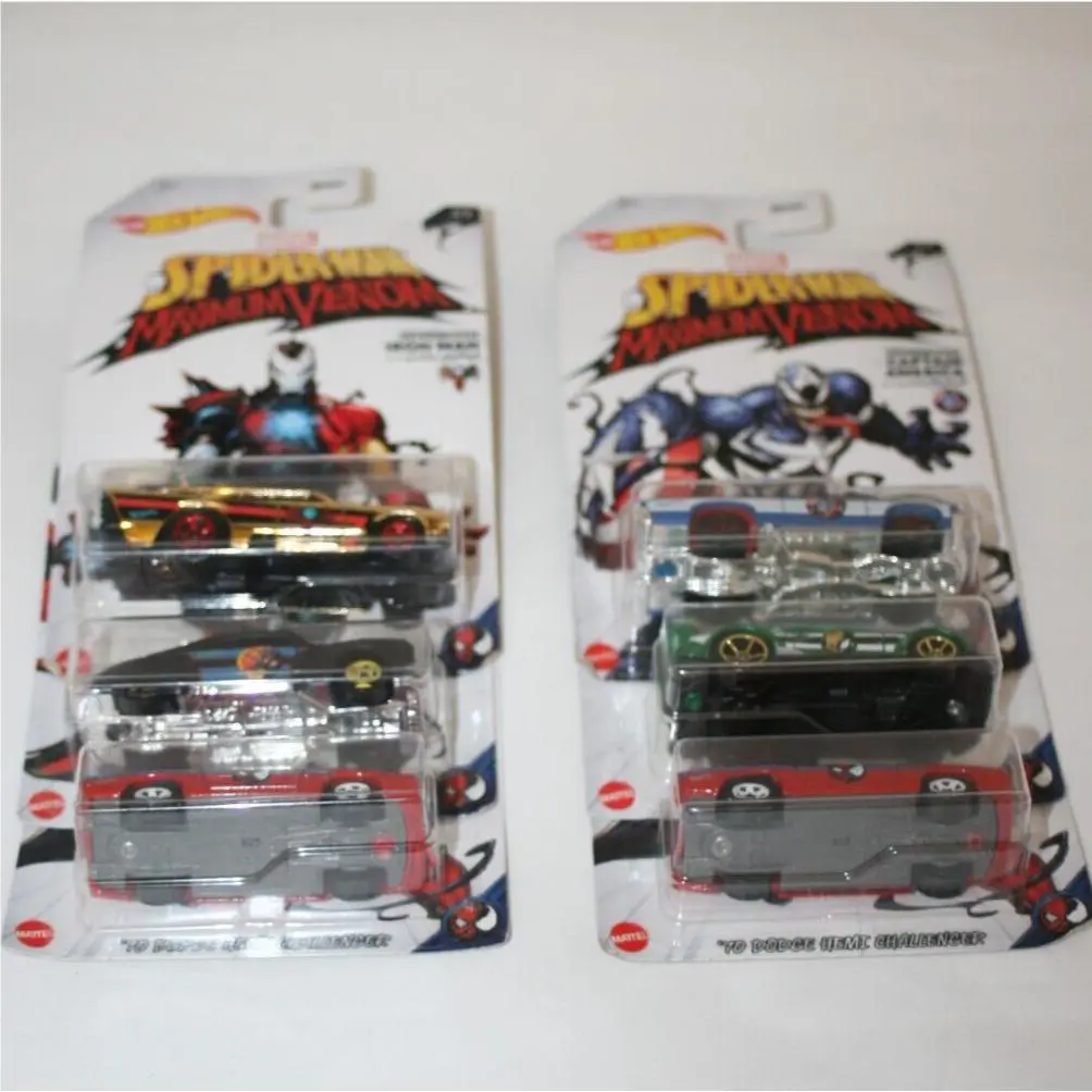 Hot Wheels Maximum Venom Spider-man 1/64 Scale Cars Marvel Set 6 Ages 3+ Nip