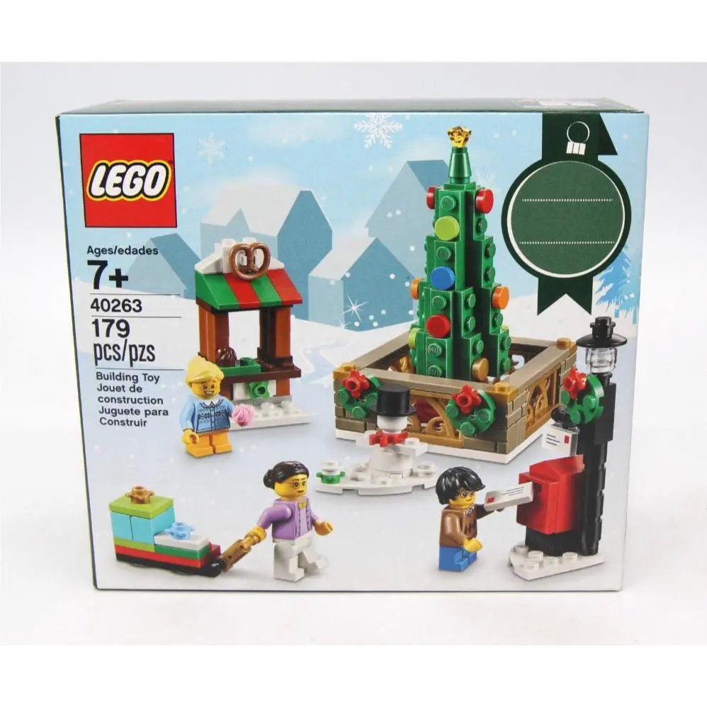 Lego Seasonal: Christmas Town Square 40263 Box