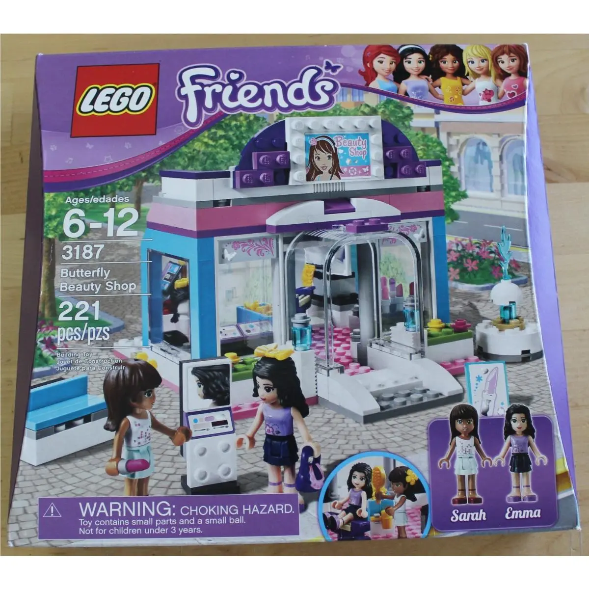 New/sealed/shelf Wear Lego Friends Butterfly Beauty Shop 3187
