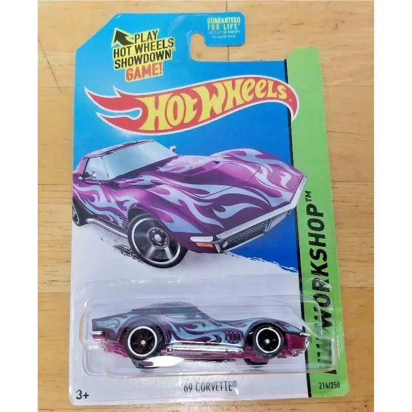 Hot Wheels 69 Chevrolet Corvette Super Treasure Hunt 2014