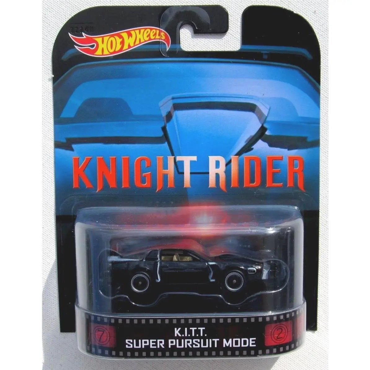 Hot Wheels 2014 Retro Knight Rider K.i.t.t. Super Pursuit Mode Firebird Trans AM