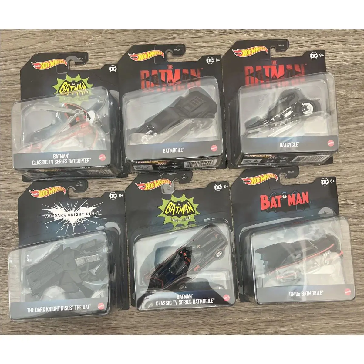 Hot Wheels 2024 Batman Vehicles Wave 1 Complete Set Of 6 Die-cast Must See