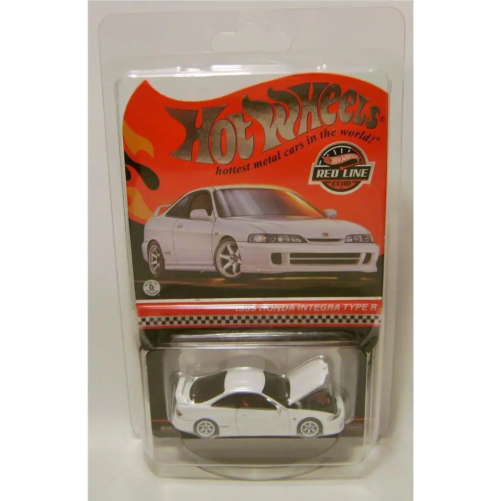 1995 `95 Honda Integra Type R White Red Line Club Car Rlc Hot Wheels 2023